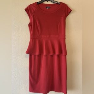 Spense Red Peplum Dress ❤️ Size 8